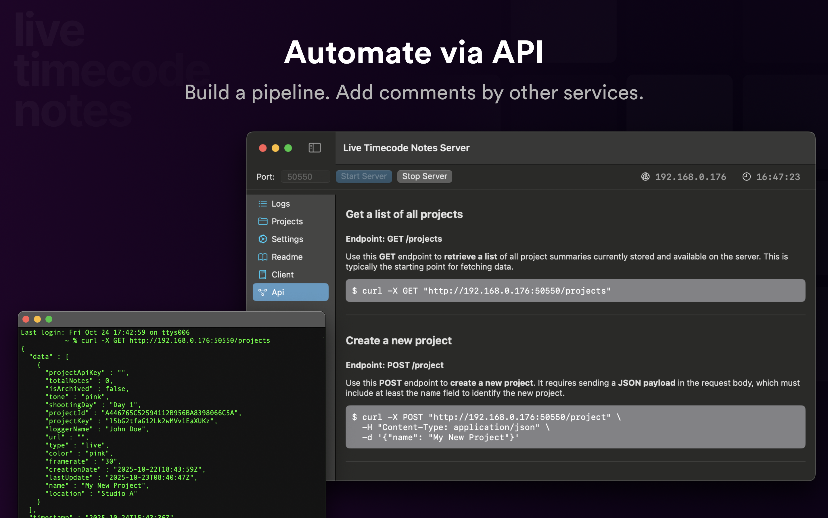 Production Set Use Case
